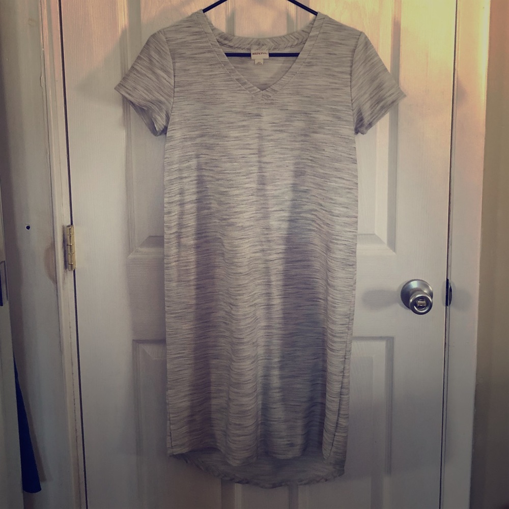 Gray t shirt dress